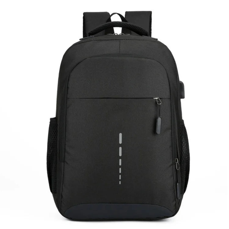 Mochila de nailon con gran capacidad, cómoda para desplazamientos y con puerto USB