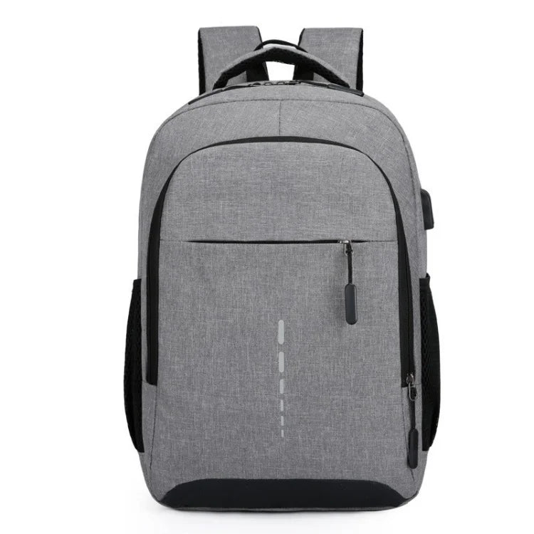 Mochila de nailon con gran capacidad, cómoda para desplazamientos y con puerto USB